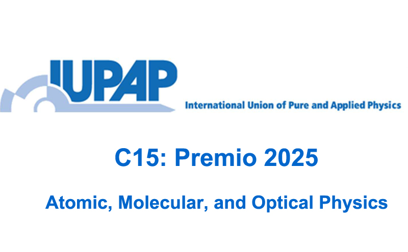 Premio IUPAP para jóvenes científicos en física atómica, molecular y óptica 2025