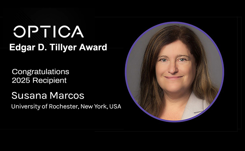 Susana Marcos galardonada con el premio Edgar D. Tillyer 2025