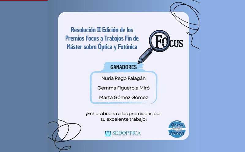 Resolución de la II edición de los Premios Focus a TFMs