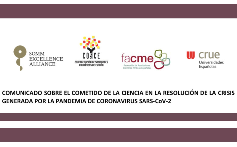 Comunicado de COSCE sobre la crisis sanitaria