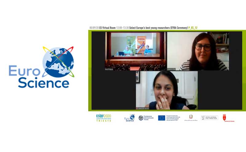 María Viñas Premio EuroScience EYRA 2020