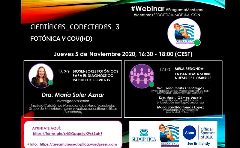 Científicas Conectadas 3 - Webinar Programa de Mentoras SEDOPTICA-MOF @ Alcon