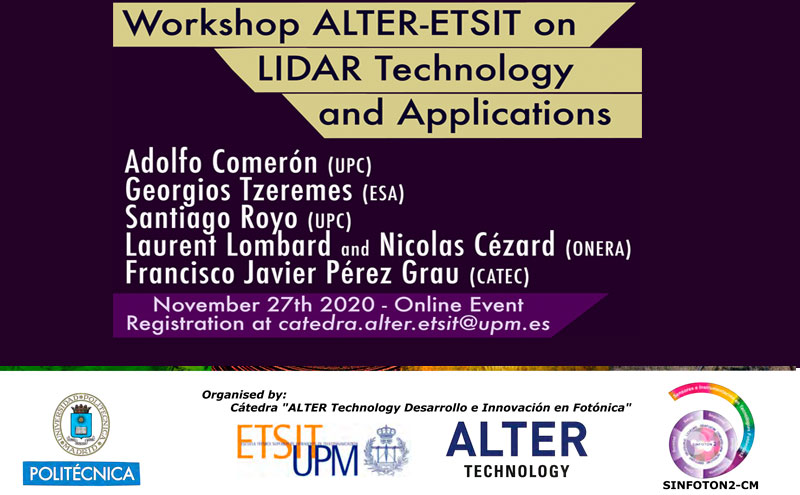 Workshop on Lidar Technology and Applications ALTER-ETSIT