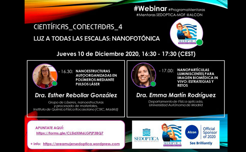 Científicas Conectadas 4 - Webinar Programa de Mentoras SEDOPTICA-MOF @ Alcon