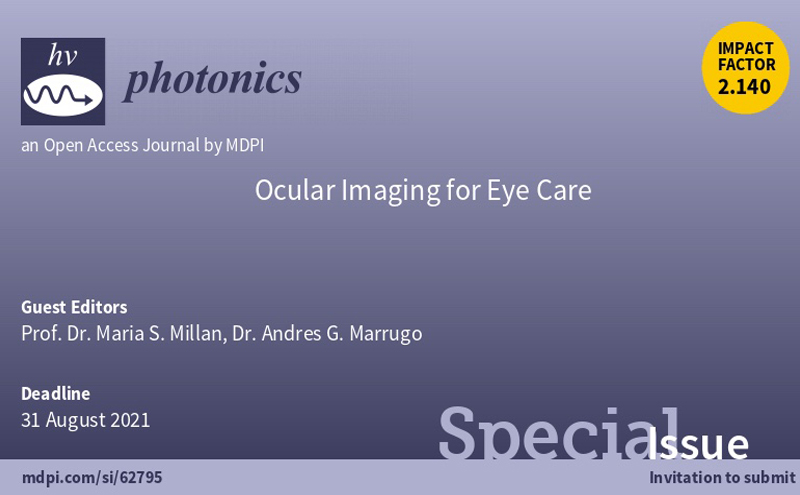 Número especial en la revista Photonics - “Ocular Imaging for Eye Care”