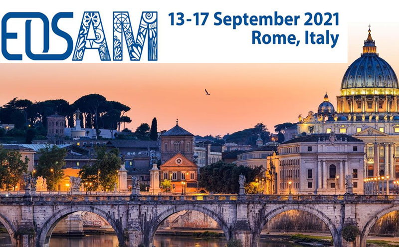 Abierto el plazo de presentación de trabajos en EOSAM2021, Rome