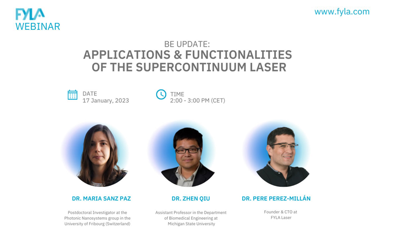 Webinar: Funcionalidades y Aplicaciones del Láser Supercontinuum