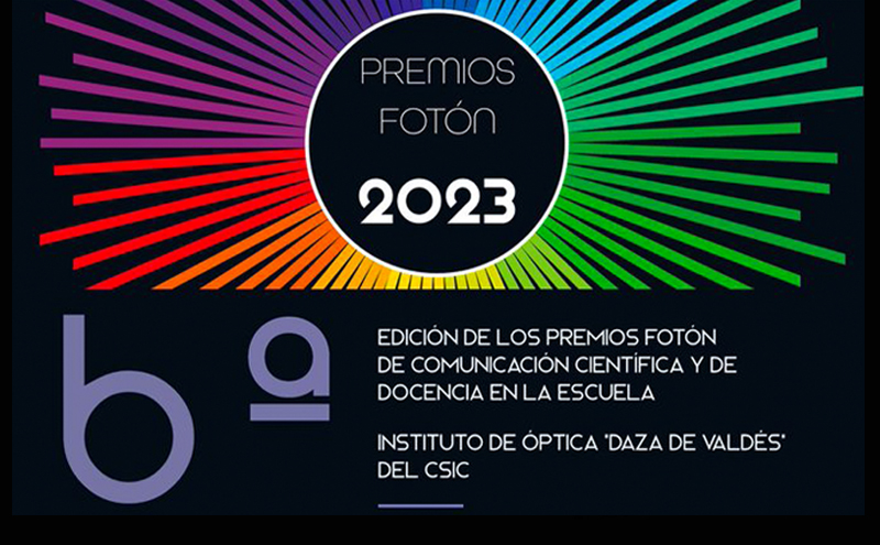 6ª Edición Premios Fotón de Comunicación Científica y de Docencia en la Escuela