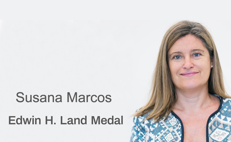 Susana Marcos recibe la Medalla Edwin H. Land