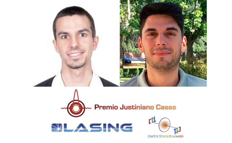 Albert Van Eeckhout Alsinet y Víctor Rodríguez López ganadores ex aequo del Premio Justiniano Casas de Investigación en Imagen Óptica